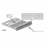 Интерфейсная плата 24-х портов цифровых телефонов с RJ-45 разъёмами MG-DTIB24